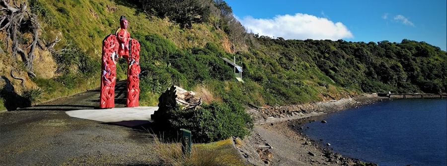 1 of 1, Red archway on Matiu/Somes Island