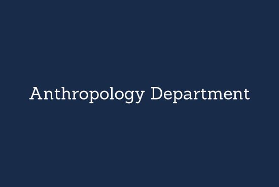 anthropology department programs