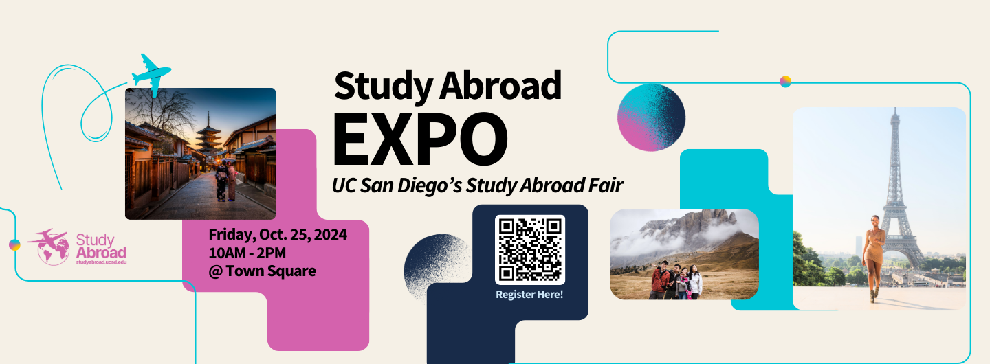 1 of 1, expo study abroad fair banner