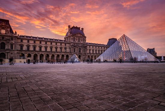 Louvre Building in Paris