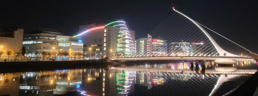 1 of 1, Dublin Docks at night