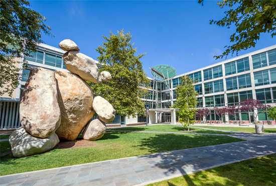 Computer Science & Engineering (CSE) building on campus at UC San Diego