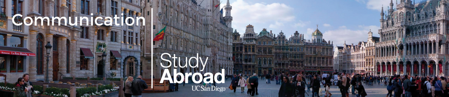Study Abroad in Communication - text image
